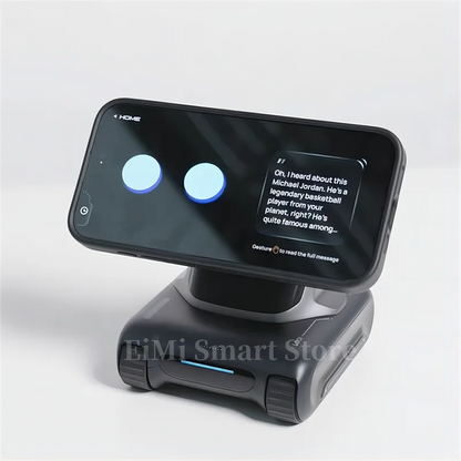 Smart Desktop Robot with AI & Mobile Dock for iPhone/Android