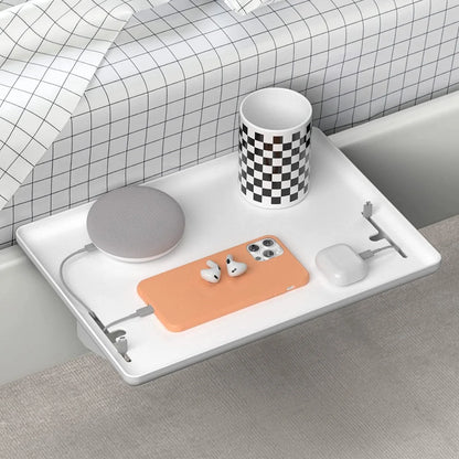 1 Bedside Shelf – Clip-On Storage Tray for Bed, Dorm, or Home