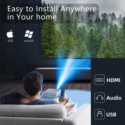 Global TFlag L36P Mini 4K WiFi Projector – Portable Full HD LED for Phone & Home Use