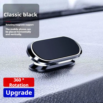 Magnetic Car Phone Holder – 360° Rotating with Suction Cup