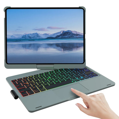 iPad 10th Gen Keyboard Case with Trackpad & 360° Rotation