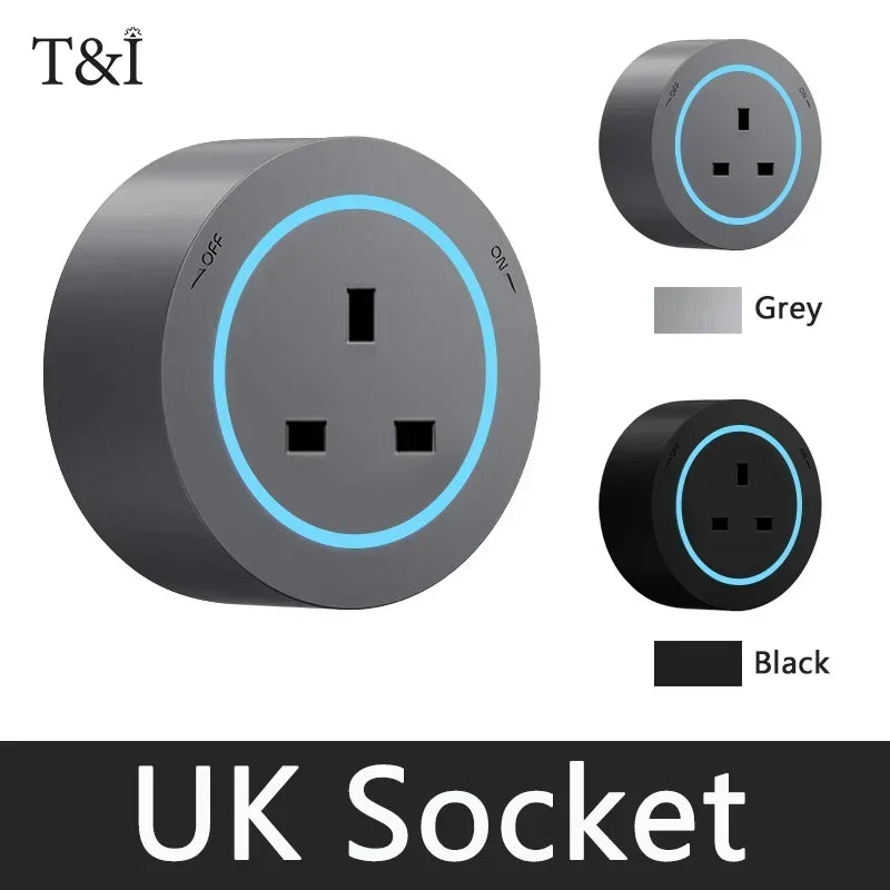 Movable Socket Power Rail – EU/US/UK Plug with USB-C