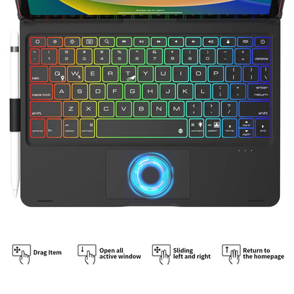 iPad 10th Gen Keyboard Case with Trackpad & 360° Rotation