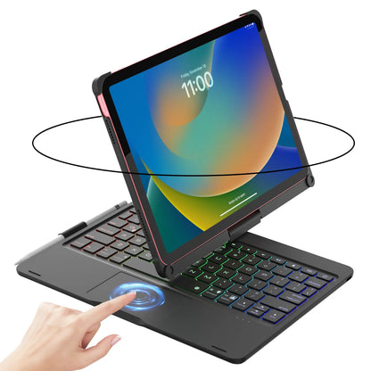 iPad 10th Gen Keyboard Case with Trackpad & 360° Rotation