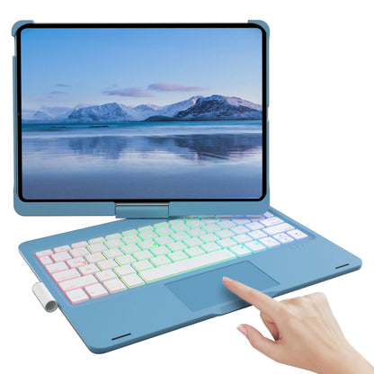iPad 10th Gen Keyboard Case with Trackpad & 360° Rotation