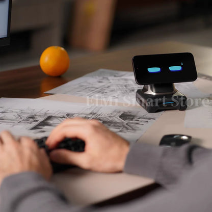 Smart Desktop Robot with AI & Mobile Dock for iPhone/Android