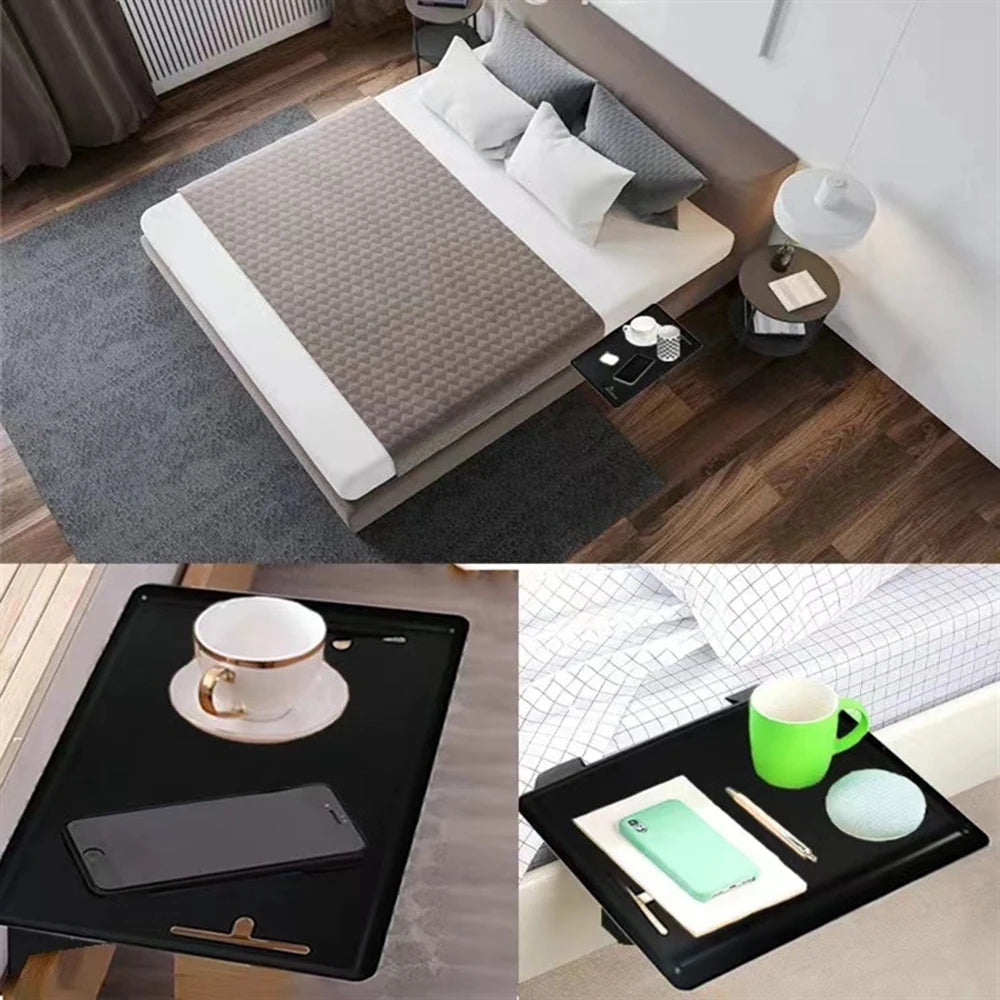 1 Bedside Shelf – Clip-On Storage Tray for Bed, Dorm, or Home