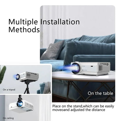 Global TFlag L36P Mini 4K WiFi Projector – Portable Full HD LED for Phone & Home Use